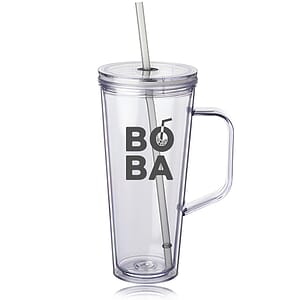 24 oz. Tilden Plastic Tumbler with Handle 