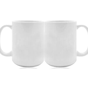 15 oz. Full Color Wrap Around Ceramic Mugs