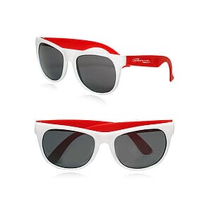 Two Tone Plastic Sunglasses