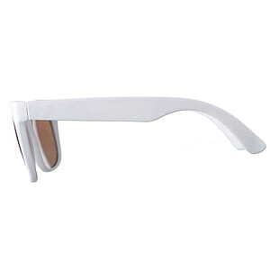 Color Lens Sunglasses w White Frames