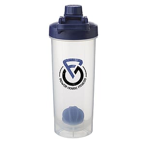 24 oz. Olympian Plastic Shaker Bottles with Mixer 
