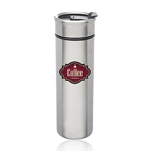 14 oz. Fritz Stainless Steel Travel Mugs