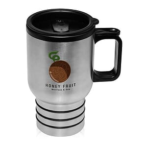 16 oz. Steel Travel Mug with Handle