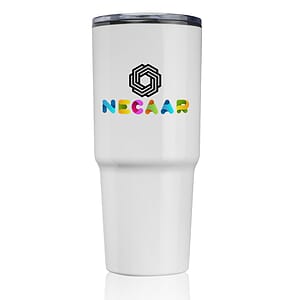 32 oz. Barton Plastic Double Wall Travel Mugs