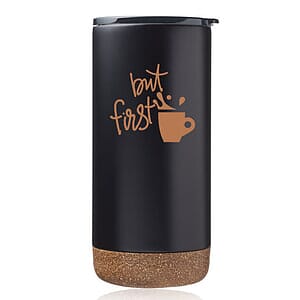 16 oz. Cork Bottom Travel Tumblers
