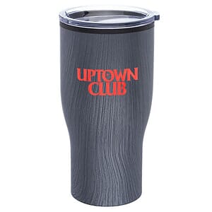 28 oz. Challenger Travel Mugs with Wood Finish
