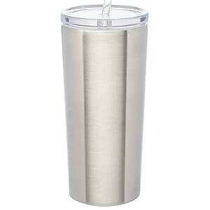 16 oz. Mira Stainless Steel Tumblers with Straw