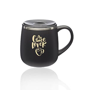 11 oz. Stainless Steel Coffee Mugs with Lid