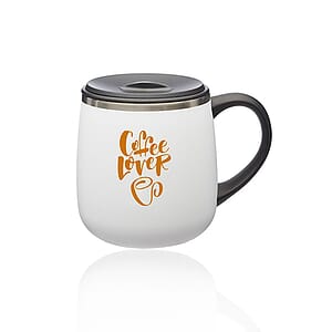 11 oz. Stainless Steel Coffee Mugs with Lid