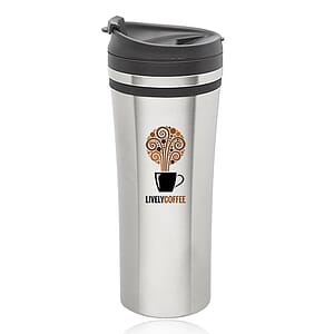 15 oz.  Mia Insulated Stainless Steel Travel Mugs