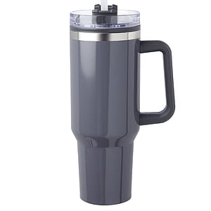 40 oz. Hugo Plastic Interior Stainless Steel Travel Mugs