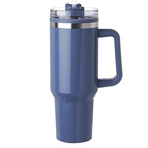 40 oz. Hugo Plastic Interior Stainless Steel Travel Mugs