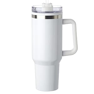 40 oz. Hugo Plastic Interior Stainless Steel Travel Mugs