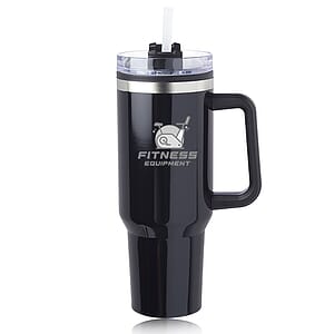 40 oz. Hugo Plastic Interior Stainless Steel Travel Mugs