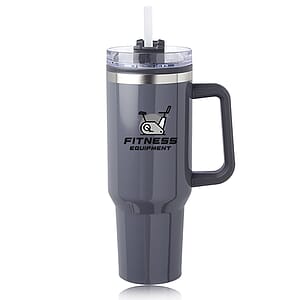 40 oz. Hugo Plastic Interior Stainless Steel Travel Mugs