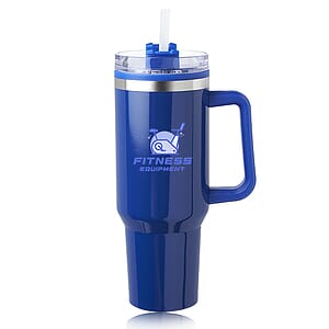 40 oz. Hugo Plastic Interior Stainless Steel Travel Mugs