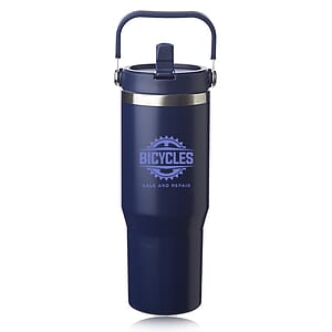 30 oz. Bronx Stainless Travel Mug with Carrying Handle