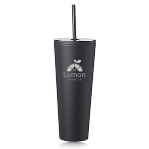 24 oz. Kenai Plastic Tumblers with Straw