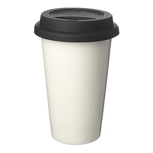 11 oz. Double Wall Ceramic Tumblers with Lid