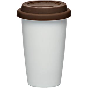 11 oz. Double Wall Ceramic Tumblers with Lid