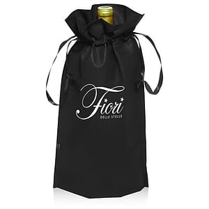 Non-Woven Vineyard Ribbon  Drawstring Bags