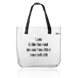 Savanna Clear Plastic Tote Bags 