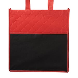 Reusable Quilted Pocket Grocery Tote Bags