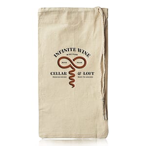 Seeley Cotton Drawstring Wine Bags