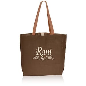 Natural Jute Fiber Carry-On Tote Bags