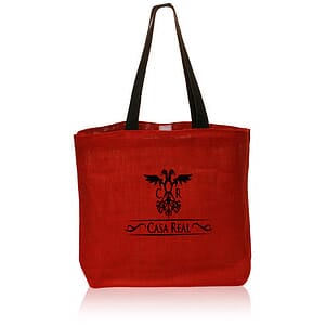 Natural Jute Fiber Carry-On Tote Bags