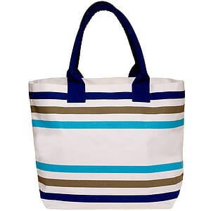 20W x 14H inch Stripe Seaside Tote Bags