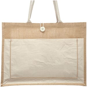Cotton Pocket Jute Tote Bags