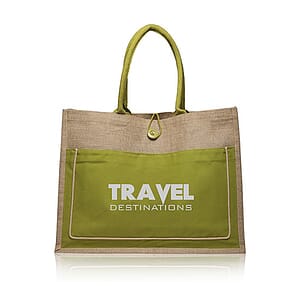 Cotton Pocket Jute Tote Bags