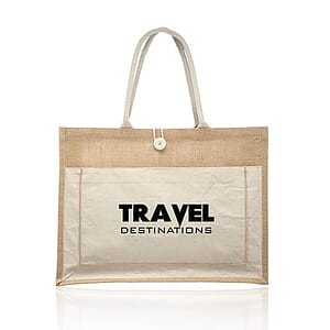 Cotton Pocket Jute Tote Bags
