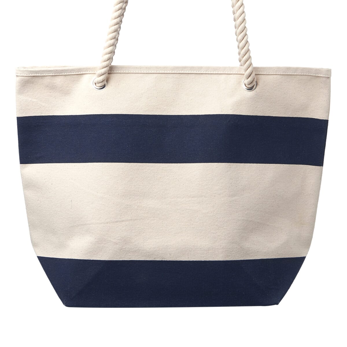 Striped Canvas Tote Bags