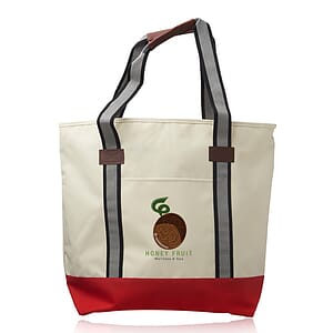 Large Sea Coast Polyester Tote Bags  