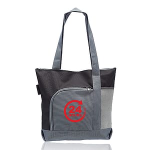 The Go Getter Two-tone Tote Bags