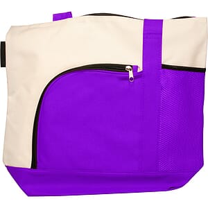 Zipper Polyester Tote Bags