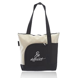 Zipper Polyester Tote Bags