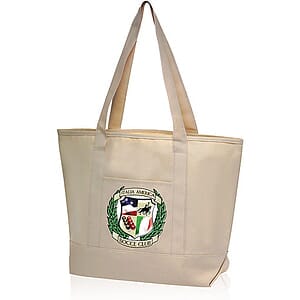 Front Pocket Canvas Tote Bags