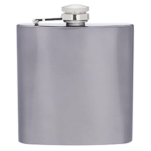 6 oz. Murano Stainless Steel Hip Flasks