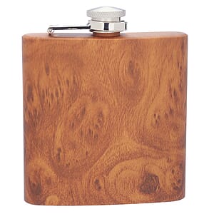 6 oz. Murano Stainless Steel Hip Flasks