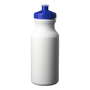 20 oz. White Water Bottles with Push Cap