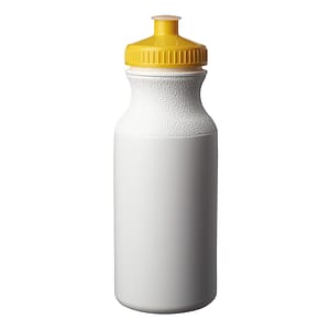 20 oz. White Water Bottles with Push Cap