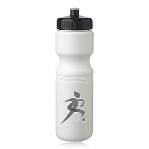 28 oz. Plastic Water Bottles with Push Cap