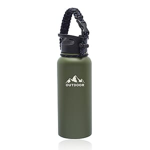 34 oz. Vulcan Stainless Steel Water Bottles with Strap