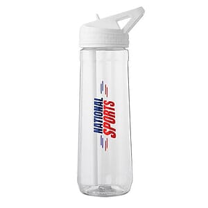 30 oz. Fitness Plastic Water Bottle with Sip Straw