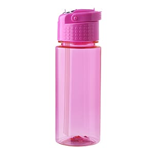17 oz. Transparent Plastic Water Bottle with Carrying Handle