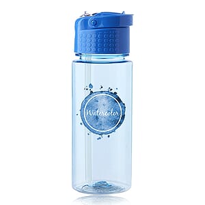 17 oz. Transparent Plastic Water Bottle with Carrying Handle
