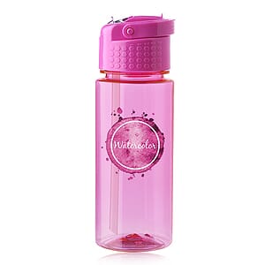 17 oz. Transparent Plastic Water Bottle with Carrying Handle